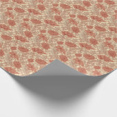 William Morris Chrysanthemum Pattern Wrapping Pape Cadeaupapier (Hoek)