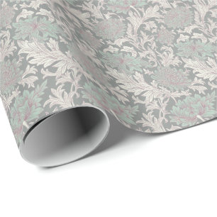 William Morris Chrysanthemum Pattern Wrapping Pape Cadeaupapier