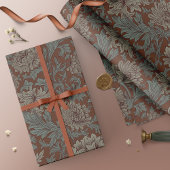 William Morris Chrysanthemum Pattern Wrapping Pape Cadeaupapier