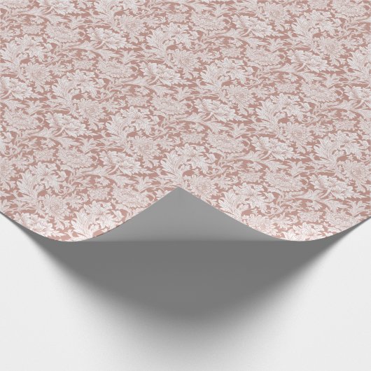 William Morris Chrysanthemum Pattern Wrapping Pape Cadeaupapier (Hoek)