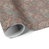 William Morris Chrysanthemum Pattern Wrapping Pape Cadeaupapier (Rol Hoek)