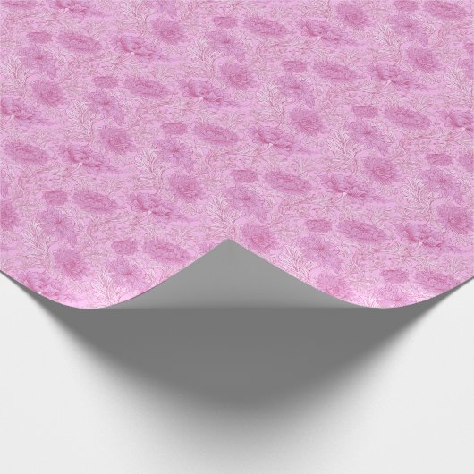 William Morris Chrysanthemum Pattern Wrapping Pape Cadeaupapier (Hoek)