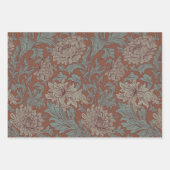 William Morris Chrysanthemum Pattern Wrapping Pape Inpakpapier Vel (Voorkant)