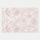 William Morris Chrysanthemum Pattern Wrapping Pape Inpakpapier Vel (Voorkant 2)