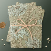 William Morris Chrysanthemum Pattern Wrapping Pape Inpakpapier Vel
