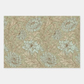 William Morris Chrysanthemum Pattern Wrapping Pape Inpakpapier Vel (Voorkant)