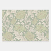William Morris Chrysanthemum Pattern Wrapping Pape Inpakpapier Vel (Voorkant)