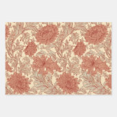 William Morris Chrysanthemum Pattern Wrapping Pape Inpakpapier Vel (Voorkant)