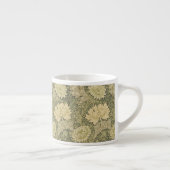 William Morris Chrysanthemum Sage Flower Espresso Kop (Rechts)