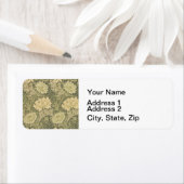 William Morris Chrysanthemum Sage Flower Etiket (Insitu)