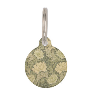 William Morris Chrysanthemum Sage Flower Huisdierpenning