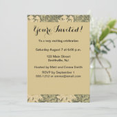 William Morris Chrysanthemum Sage Flower Kaart (Staand voorkant)