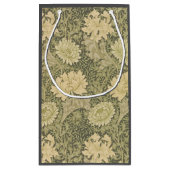 William Morris Chrysanthemum Sage Flower Klein Cadeauzakje (Achterkant)