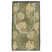 William Morris Chrysanthemum Sage Flower Klein Cadeauzakje (Voorkant)