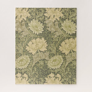 William Morris Chrysanthemum Sage Flower Legpuzzel
