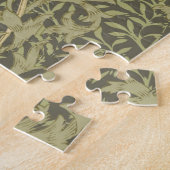 William Morris Chrysanthemum Sage Flower Legpuzzel (Zijkant)