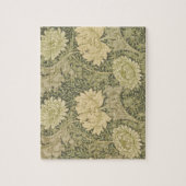 William Morris Chrysanthemum Sage Flower Legpuzzel (Verticaal)