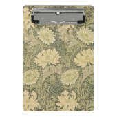 William Morris Chrysanthemum Sage Flower Mini Klembord (Voorkant)