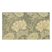 William Morris Chrysanthemum Sage Flower Naambadge (Voorkant)
