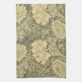 William Morris Chrysanthemum Sage Flower Theedoek (Verticaal)