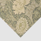 William Morris Chrysanthemum Sage Flower Tissuepapier (Detail)