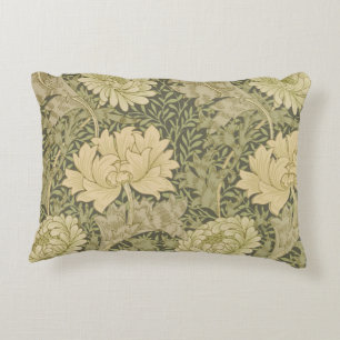 William Morris Chrysanthemum Salie Bloem Accent Kussen