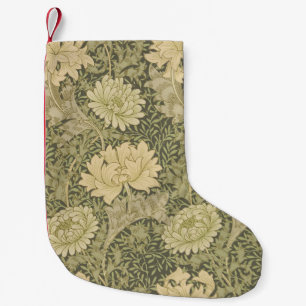 William Morris Chrysanthemum Salie Bloem Kleine Kerstsok