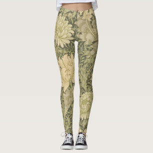 William Morris Chrysanthemum Salie Bloem Leggings