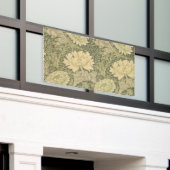 William Morris Chrysanthemum Salie Bloem Spandoek (Buitenkant Gebouw)