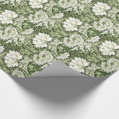 William Morris - Chrysanthemumpatroon Cadeaupapier (Hoek)