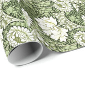 William Morris - Chrysanthemumpatroon Cadeaupapier (Rol Hoek)