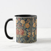 William Morris Chrysanthemums Art Nouveau bloemmo Mok (Links)