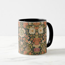 William Morris Chrysanthemums Art Nouveau bloemmot Mok