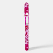 William Morris Chrysanthemums, Bourgogne en roze Case-Mate iPhone Case (Achterkant / Links)