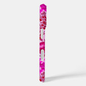 William Morris Chrysanthemums, Bourgogne en roze Case-Mate iPhone Case (Achterkant / Rechts)