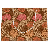 William Morris Chrysanthemums, Brown en Rust Large Cadeautasje (Voorkant)