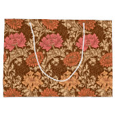 William Morris Chrysanthemums, Brown en Rust Large Cadeautasje (Achterkant)