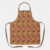 William Morris Chrysanthemums, Brown en Rust Schort (Voorkant)