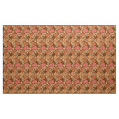 William Morris Chrysanthemums, Brown en Rust Stof (Yard (91,4 cm))