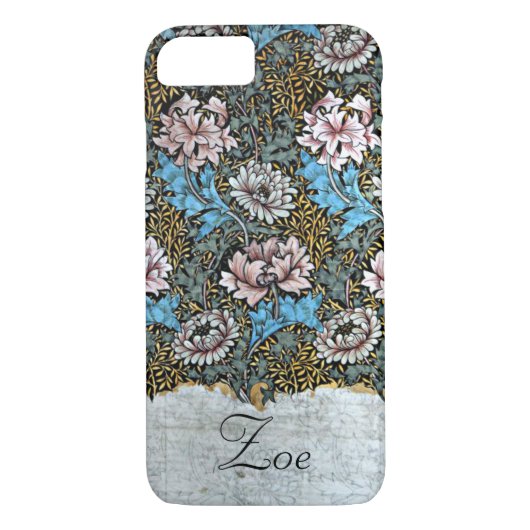William Morris Chrysanthemums Case-Mate iPhone Case (Achterkant)