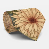 William Morris Chrysanthemums Floral Art Nouveau Stropdas (Opgerold)