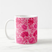 William Morris Chrysanthemums, Fuchsia Pink Koffiemok (Links)