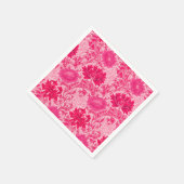 William Morris Chrysanthemums, Fuchsia Pink Servet (Hoek)