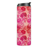 William Morris Chrysanthemums, Fuchsia Pink Thermosbeker (Gedraaid links)