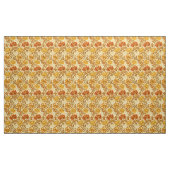 William Morris Chrysanthemums, Mustard Gold Stof (Yard (91,4 cm))