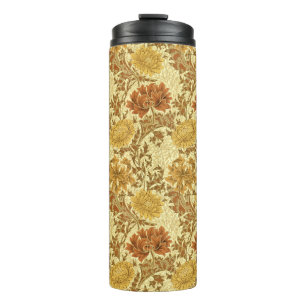 William Morris Chrysanthemums, Mustard Gold Thermosbeker