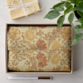 William Morris Chrysanthemums, Mustard Gold Tissuepapier (Geschenk)