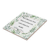 William Morris citaat, heb niets... Tegeltje (Zijkant)