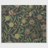 William Morris Citrus en Pomegranate Print Paper Cadeaupapier (Vlak)