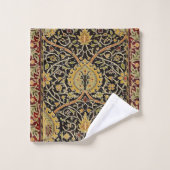 William Morris Classic Carpet Art Print Design Bad Handdoek (Wasdoekje)